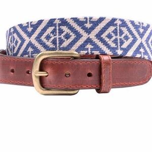 Smathers & Branson Scarsdale Needlepoint Belt